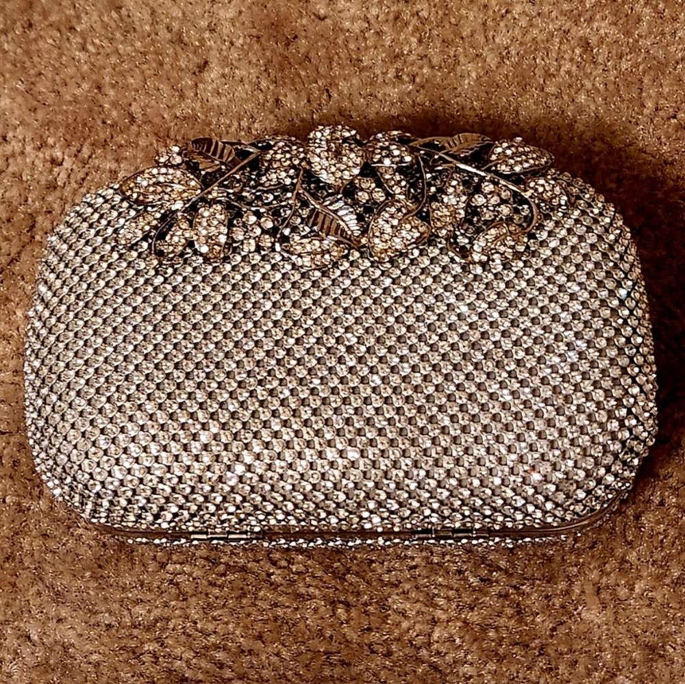 Rhinestone Evening Clutch/Crossbody